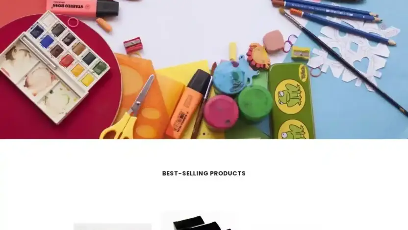 Screenshot of Non-Delivery scam website Depotstationery.com