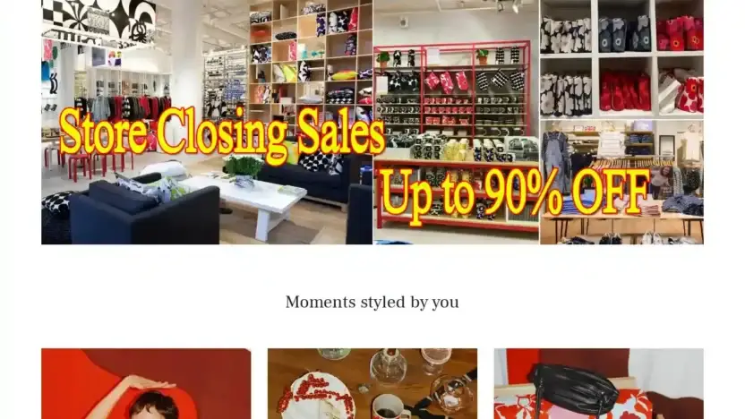 Screenshot of Non-Delivery scam website Designhomebuy.com