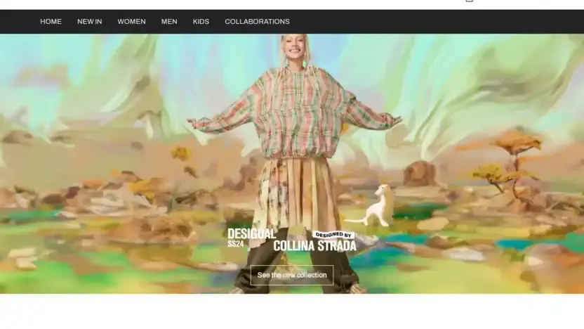 Screenshot of Non-Delivery scam website Desigualforbuy.shop