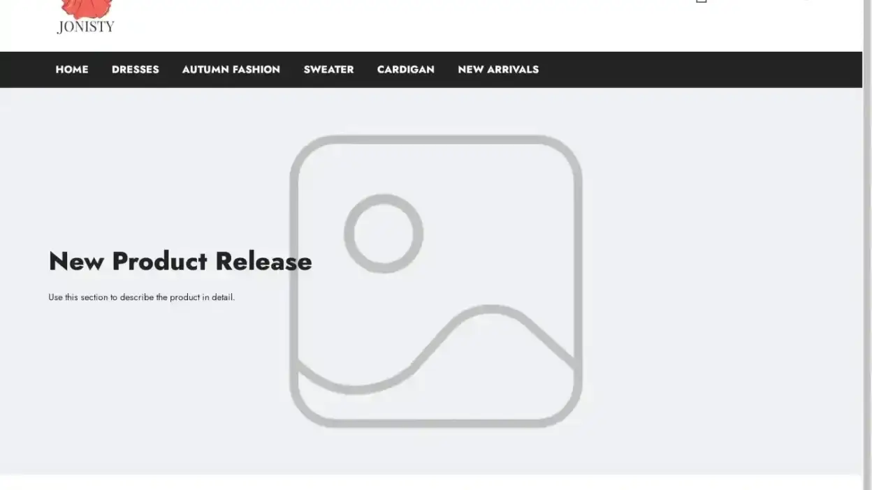 Screenshot of Non-Delivery scam website Desontes-kr-online.shop