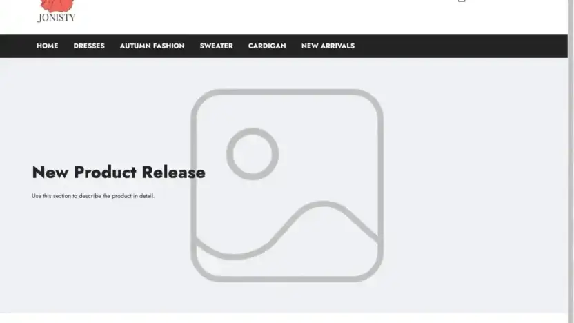 Screenshot of Non-Delivery scam website Desontes-kr-online.shop