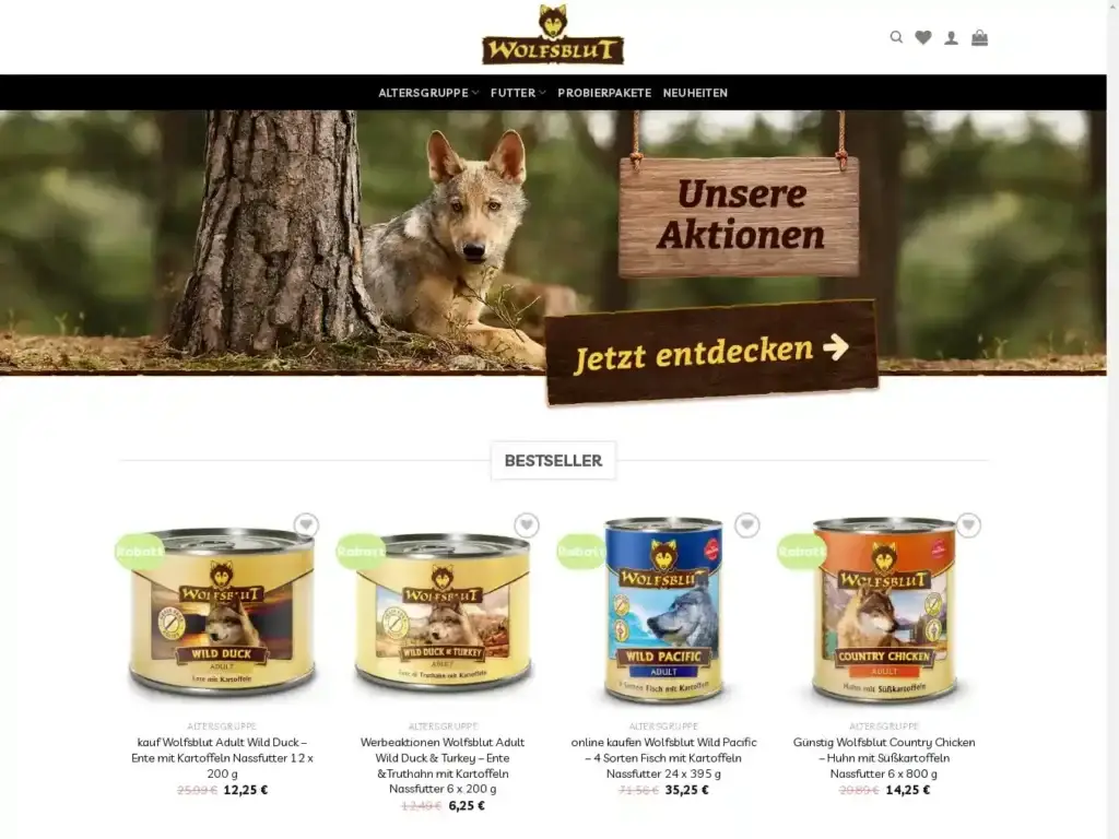 dewolfsbluthund-com Alternative Text