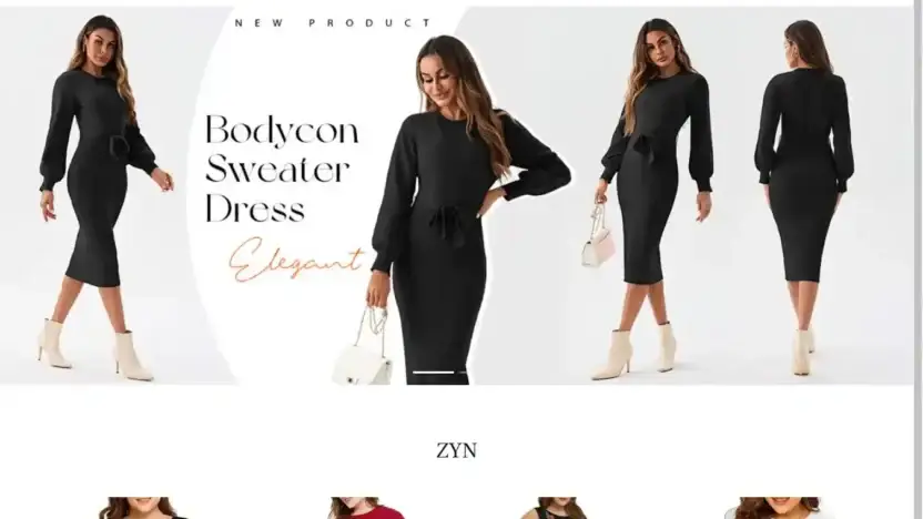 Screenshot of Non-Delivery scam website Dfdb.shop