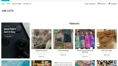 Screenshot of Liquidation scam website Discountsliquidator.com