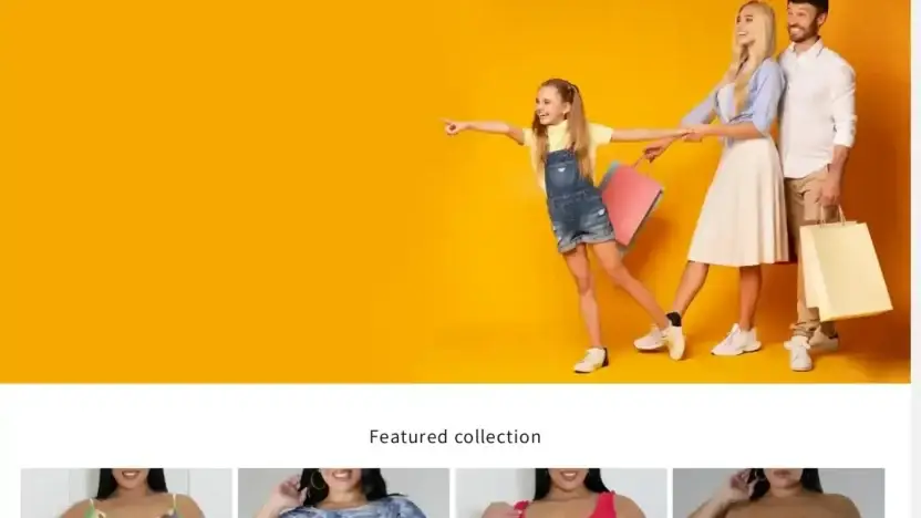 Screenshot of Non-Delivery scam website Discountsores.shop