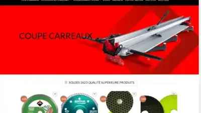 Screenshot of Non-Delivery scam website Diversoutillage.com