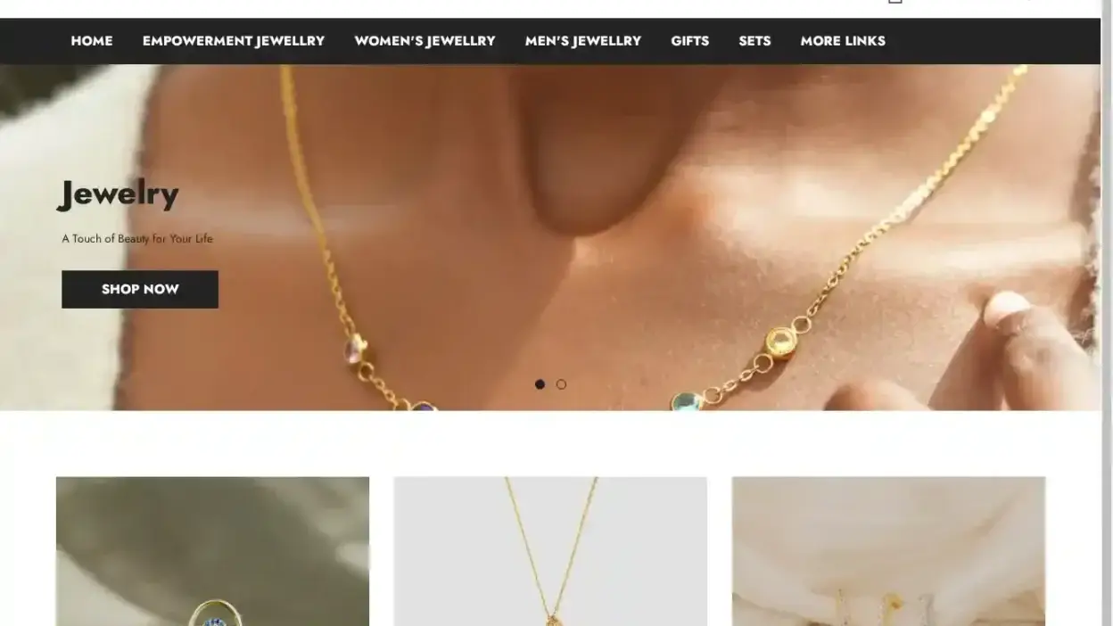 Screenshot of Non-Delivery scam website Dljewel.com