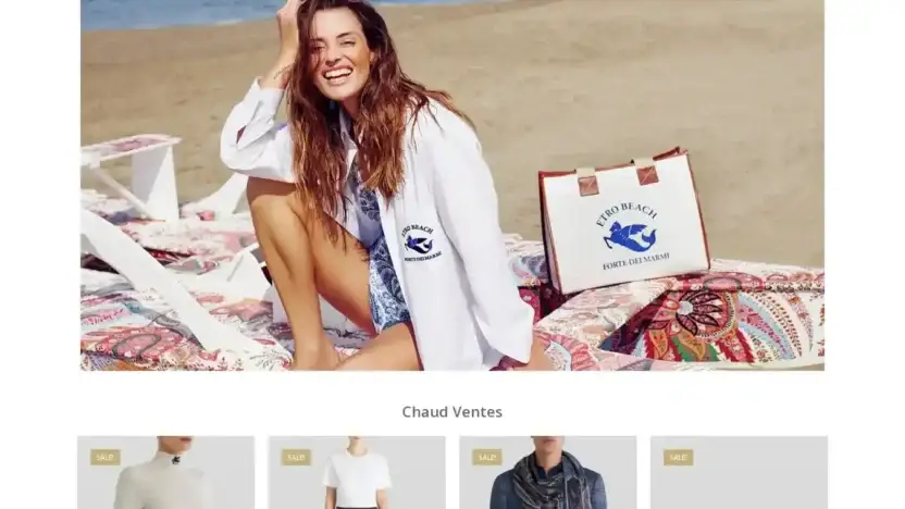 Screenshot of Non-Delivery scam website Dominiquesaignol.com