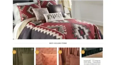 Screenshot of Non-Delivery scam website Donnasharpbed.com