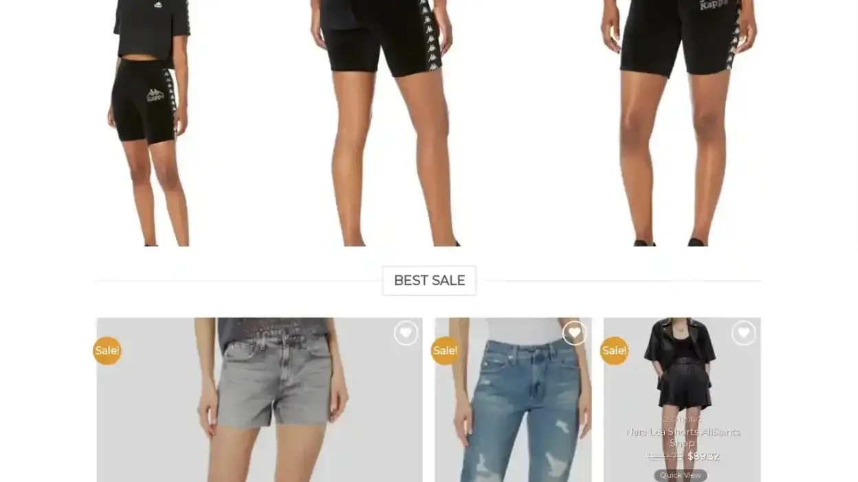 Screenshot of Fashion scam website Dressusmiss.com