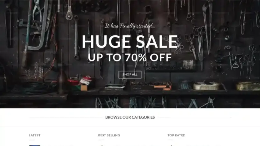 Screenshot of Non-Delivery scam website Dwaynejohnsone.com