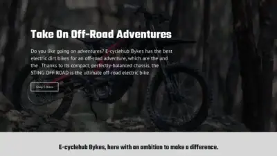 Screenshot of Non-Delivery scam website E-cyclehub.com