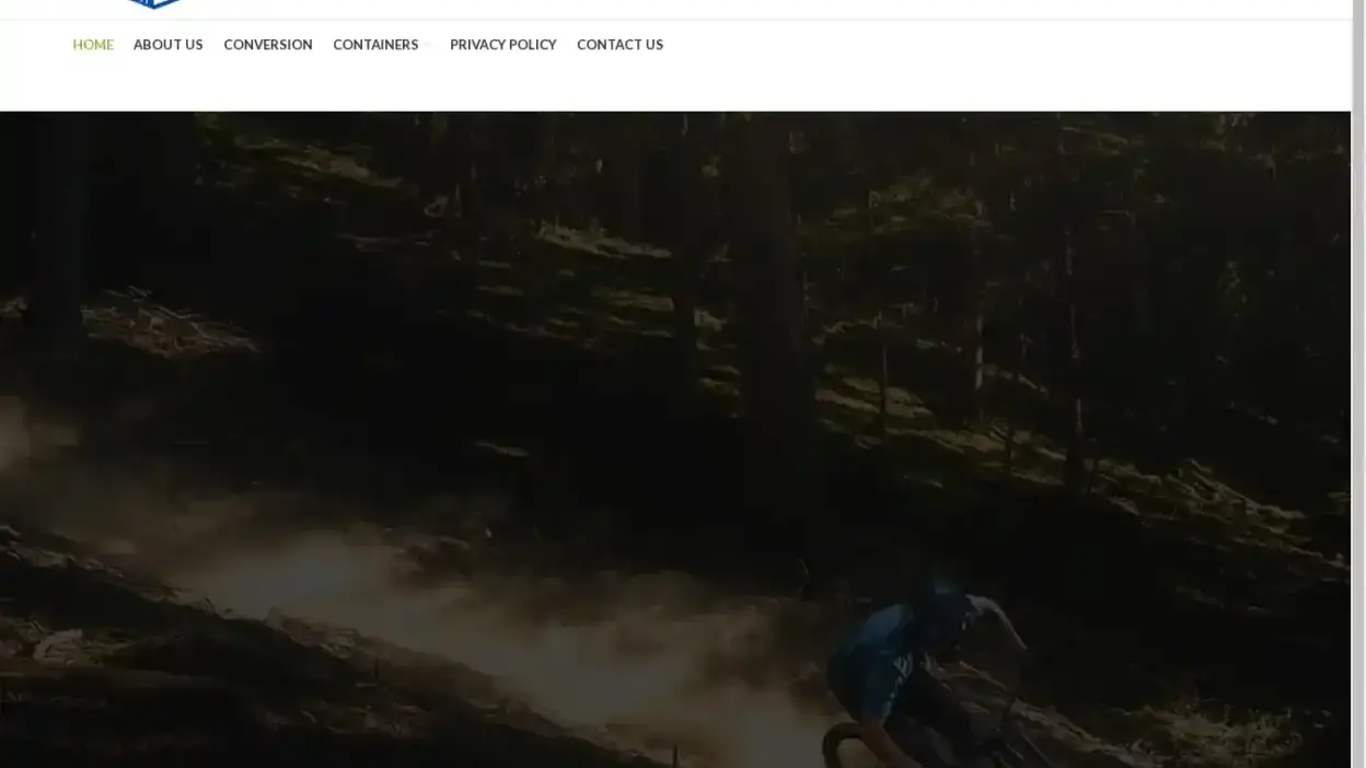 Screenshot of Container scam website Eastlandcontainers.com