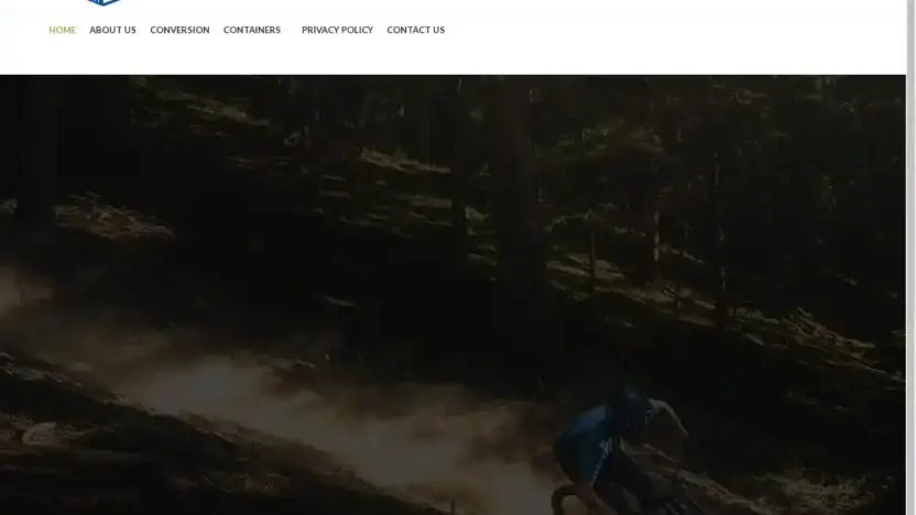 Screenshot of Container scam website Eastlandcontainers.com
