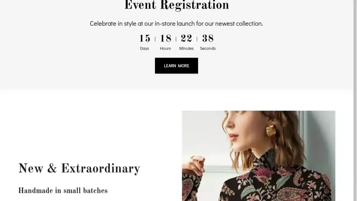 Screenshot of Non-Delivery scam website Easyclo.shop