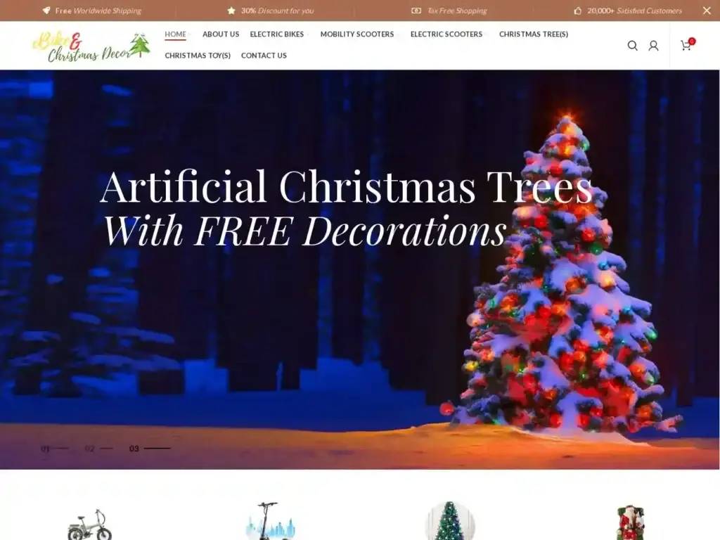 ebikeandchristmasdecor-com Alternative Text