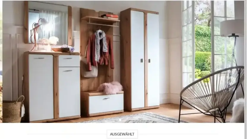 Screenshot of Non-Delivery scam website Einrichtungde.com