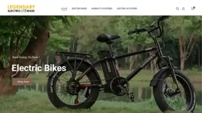 Screenshot of Sport scam website Electricsbikeusa.com