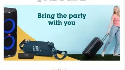 Screenshot of Non-Delivery scam website Electronicdevicesshop.com