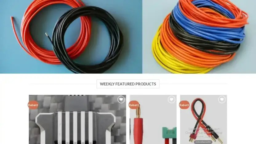 Screenshot of Non-Delivery scam website Elektronikrabatt.com