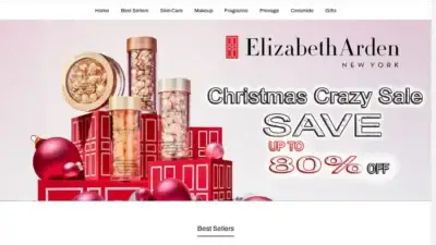 Screenshot of Non-Delivery scam website Elizabethardenus.shop