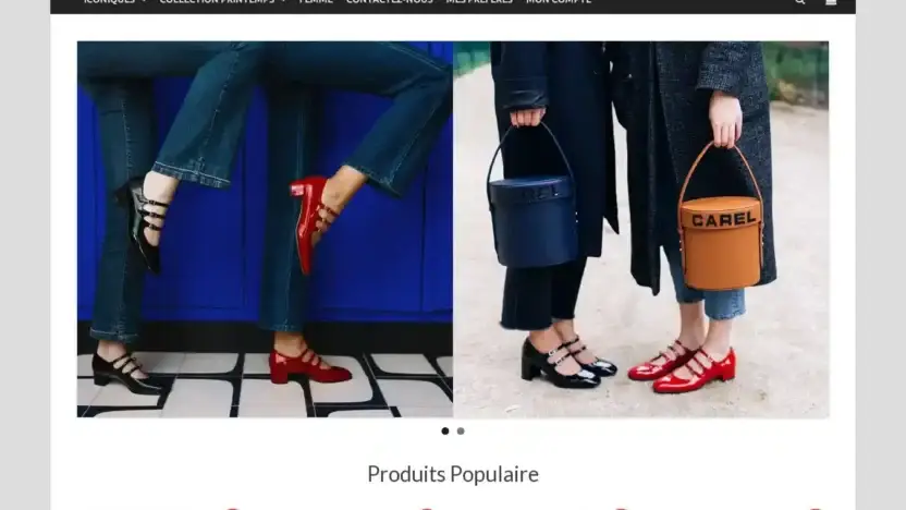 Screenshot of Non-Delivery scam website Emilemartin.com