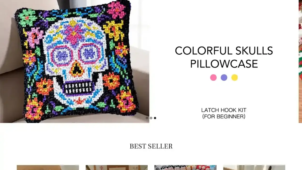 Screenshot of Non-Delivery scam website Enalkmy.shop