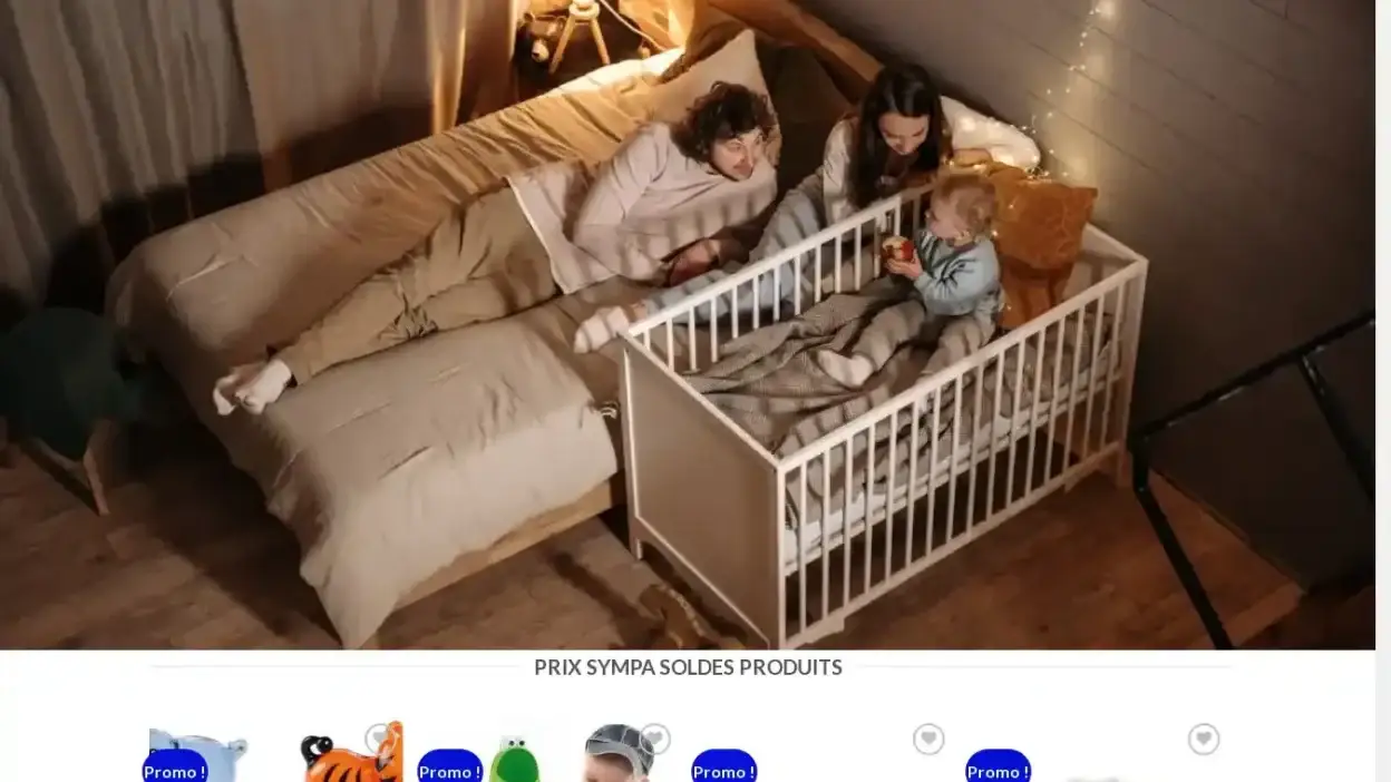 Screenshot of Non-Delivery scam website Enfantspascher.com