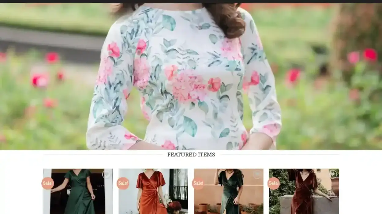 Screenshot of Fashion scam website Enjoyladyfad.com