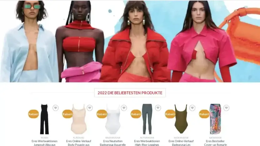 Screenshot of Non-Delivery scam website Eresverkauf.com