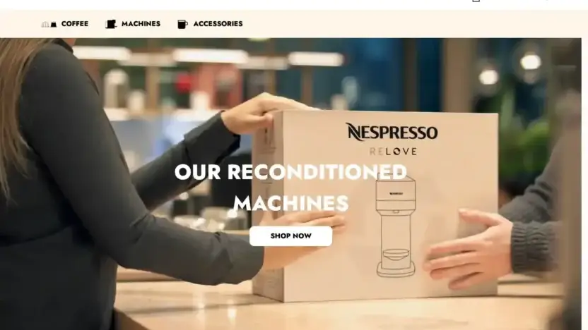 Screenshot of Non-Delivery scam website Espresso-eu.shop