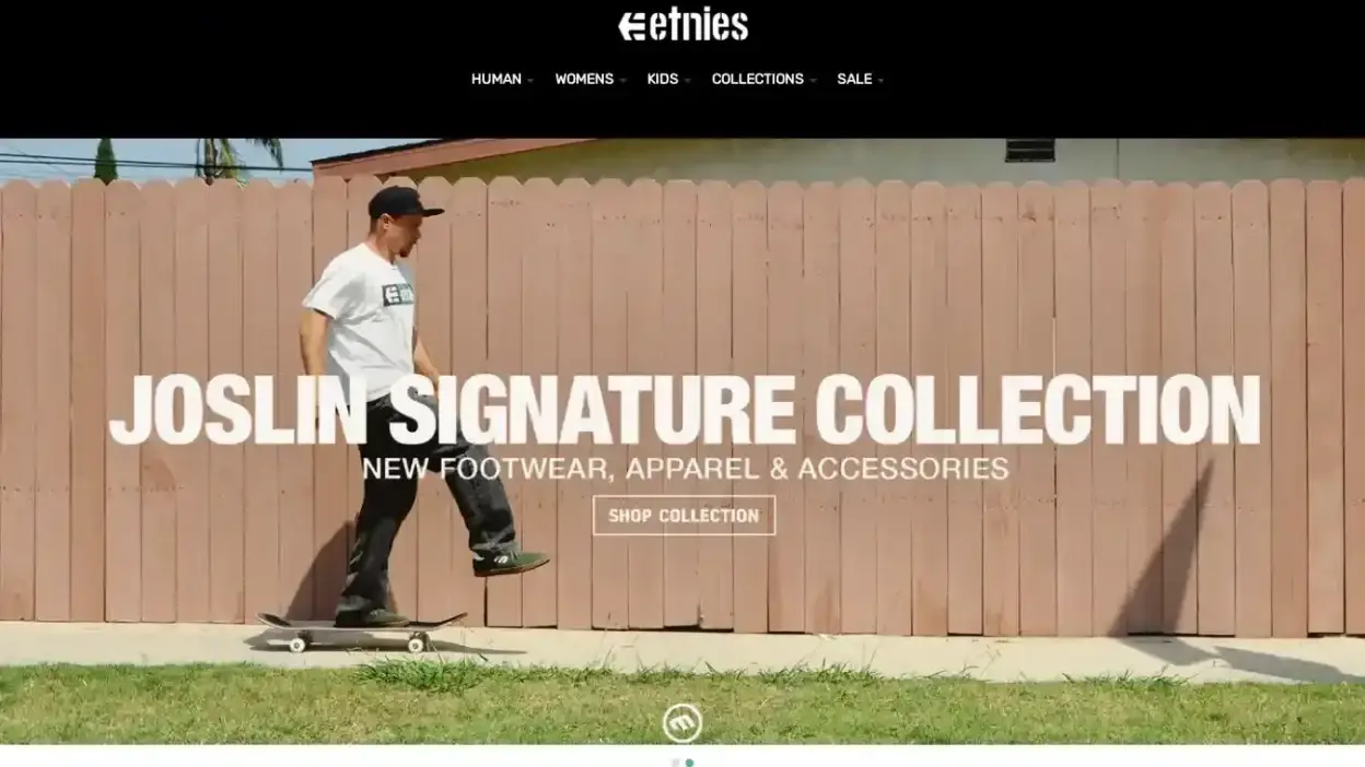 Screenshot of Non-Delivery scam website Etniesvip.shop