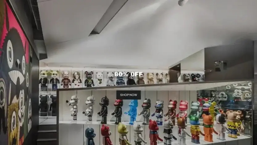 Screenshot of Non-Delivery scam website Eu-bearbrick.com