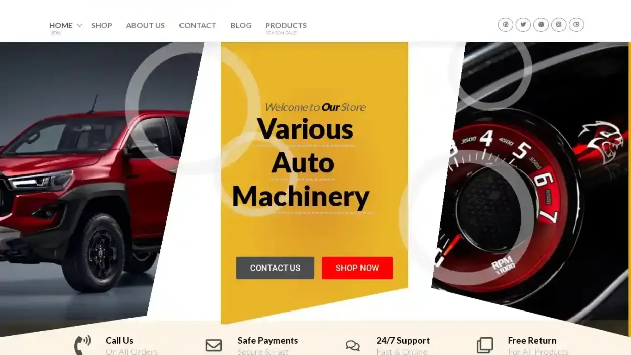 Screenshot of Automobile scam website Eu-expressfuh.de