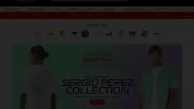 Screenshot of Non-Delivery scam website Eu-f1store1-formula1.shop