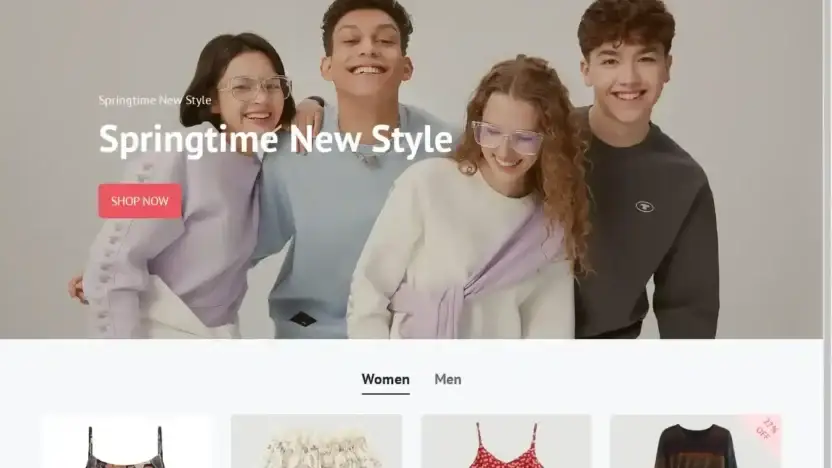 Screenshot of Non-Delivery scam website Eu-zvstore.com