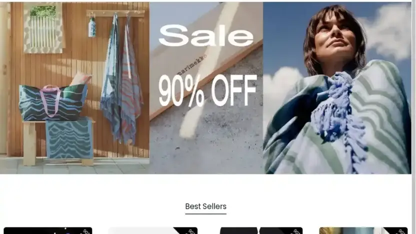 Screenshot of Non-Delivery scam website Euhomeretail.shop