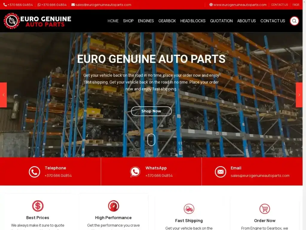 eurogenuineautoparts-com Alternative Text