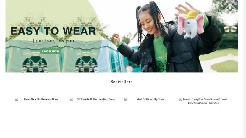 Screenshot of Non-Delivery scam website Eustars.shop