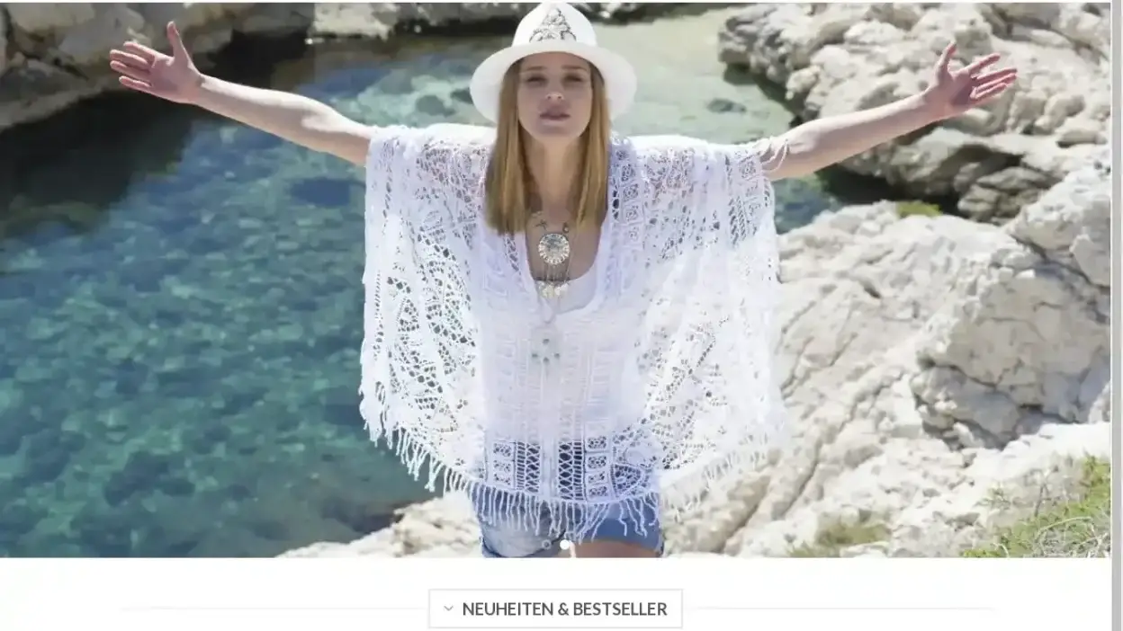 Screenshot of Non-Delivery scam website Exklusiveshoppe.com