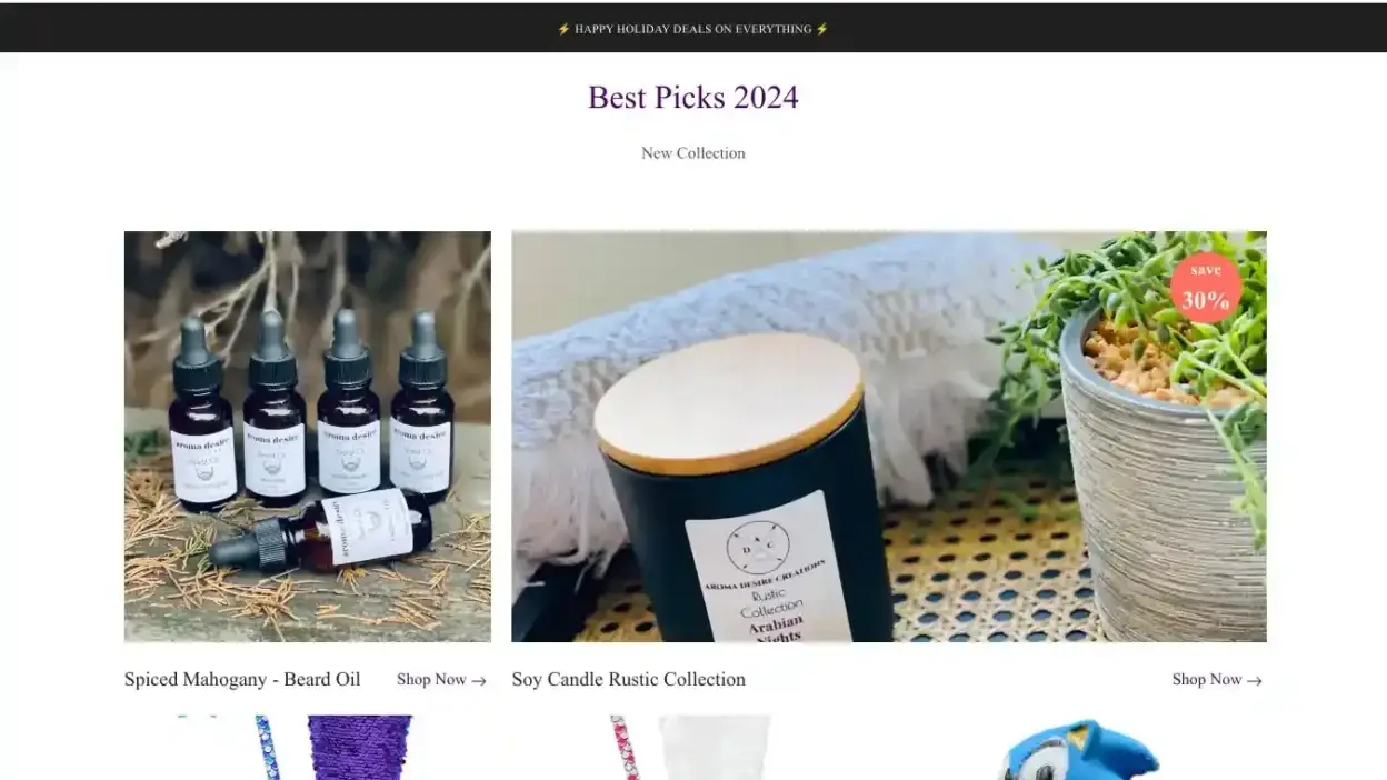 Screenshot of Non-Delivery scam website Expressmall1994.shop