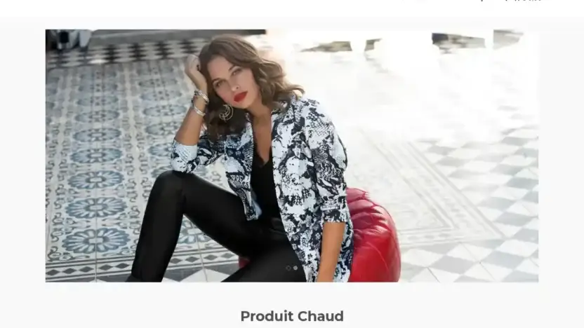 Screenshot of Non-Delivery scam website Fabiennelefloch.com