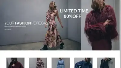 Screenshot of Non-Delivery scam website Fashionclothau.shop
