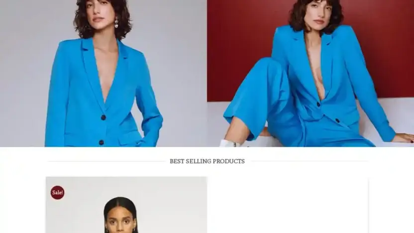 Screenshot of Fashion scam website Fashionvila.com