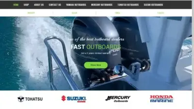 Screenshot of Automobile scam website Fastoutboardmotors.com