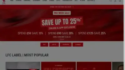 Screenshot of Non-Delivery scam website Fcliverpool2025.shop