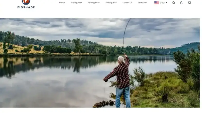 Screenshot of Non-Delivery scam website Figshade.online