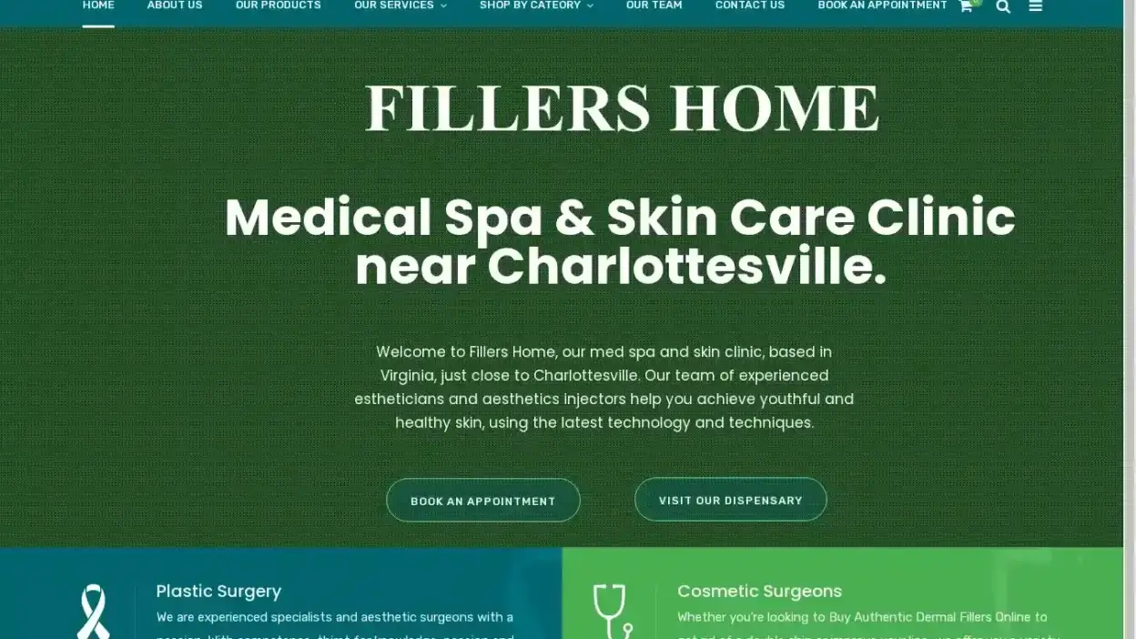 Screenshot of Non-Delivery scam website Fillershome.com