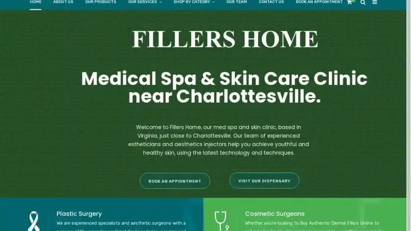 Screenshot of Non-Delivery scam website Fillershome.com