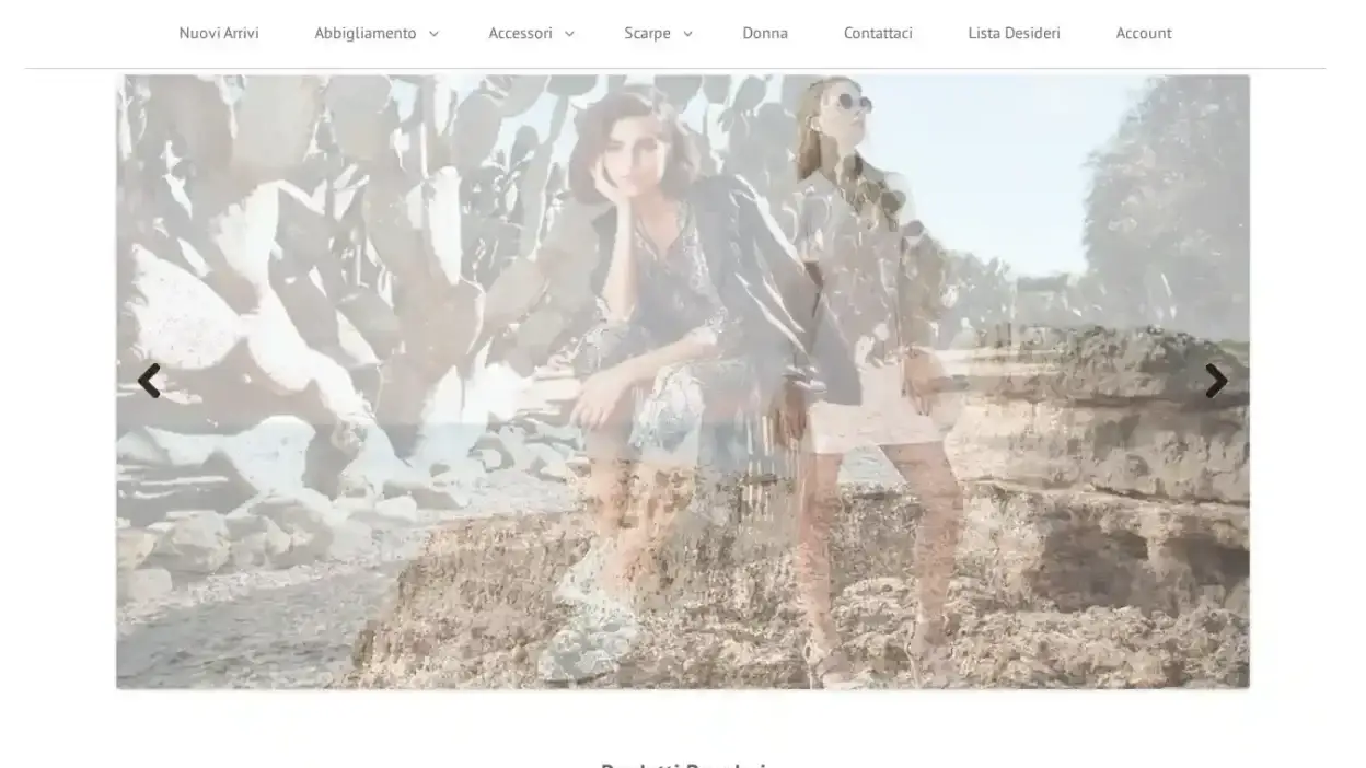 Screenshot of Non-Delivery scam website Fimelstore.it